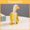 Banana Duck Resin Animal Sculpture Fun Desktop Decoration Gift For Friends