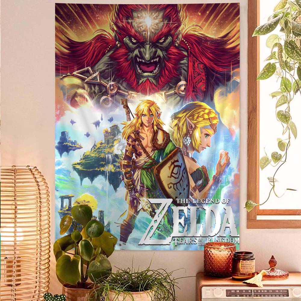 Legend Video Game Zeldas Hippie Wall Hanging Tapestries Bohemian Wall Tapestries Mandala INS Home Decor