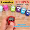 Мини маркер петель и счетчик рядов ЖК-электронный цифровой счетчик для шитья вязания ткачества инструмент / случайный цвет