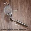 304 Stainless Steel Noodle and Soup Skimmer, Vegetable Strainer, Hot Pot Skimmer, Fine Mesh Strainer.