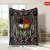 AztecInspired Geometric Flannel Throw Blanket Bohemian Style Sofa Blanket for Home Decor Camping Gift for Family Cozy Warmth