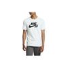 Nike Футболка с круглым вырезом с логотипом SB Мужские топы Белая 821947-100