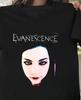 НОВАЯ рубашка Evanescence Черный Хлопок Все размеры S5XL унисекс Рубашка HRN768 Унисекс Футболка