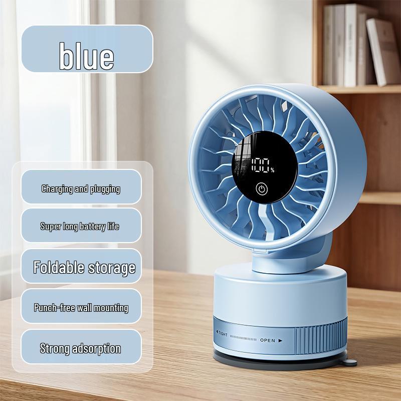 Portable USB Suction Cup Fan - Desktop & Hanging Mini Electric Fan