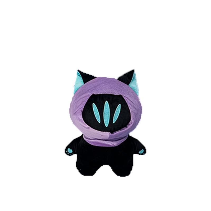3 Assorted Sizes Cartoon Game Anime VALORANT Clove Cute Plush Toys Printed Starfish Body Animal Cat Cosplay Peripheral Kid Gifts