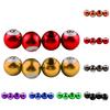 Cars Auto Parts Motorcycle Bike Tire Wheel Round Tyre Air Valve Stem Ball 4Pcs 8 Number Caps