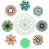 27 Pcs Tin Draw Drawing Art Original Spirograph Design Set Craft Create Kids Toy
