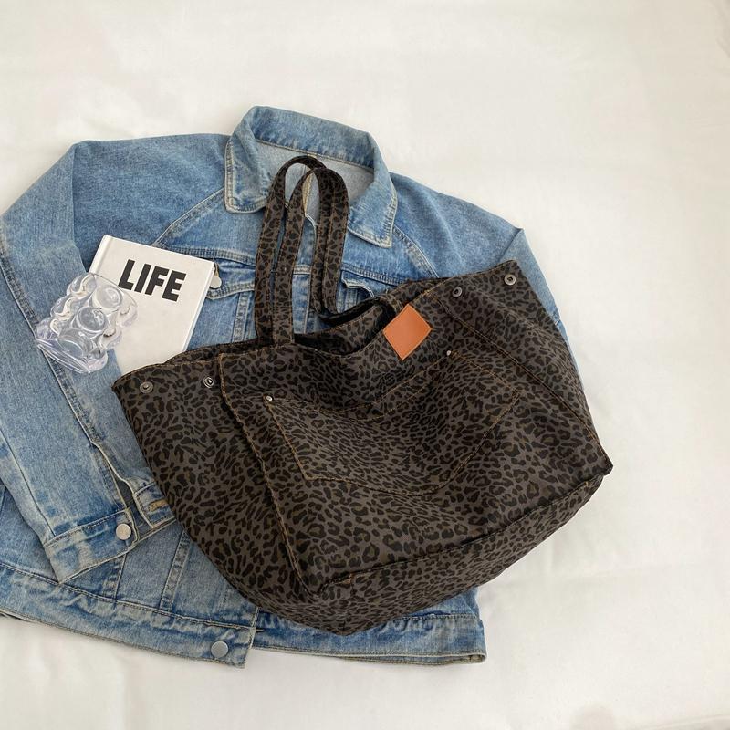 Холщовая сумка большой емкости на плечо, женская портативная сумка для покупок, большая сумка