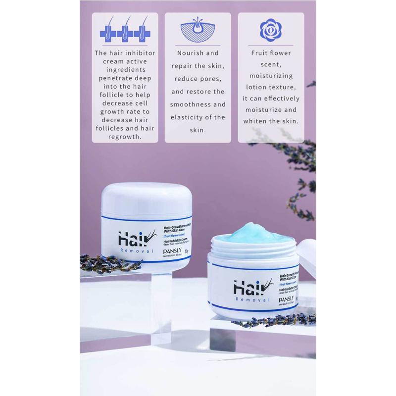 Ингибитор роста волос Лосьон для тела, подавляющий волосы Эффективное безболезненное удаление волос Увлажняющий