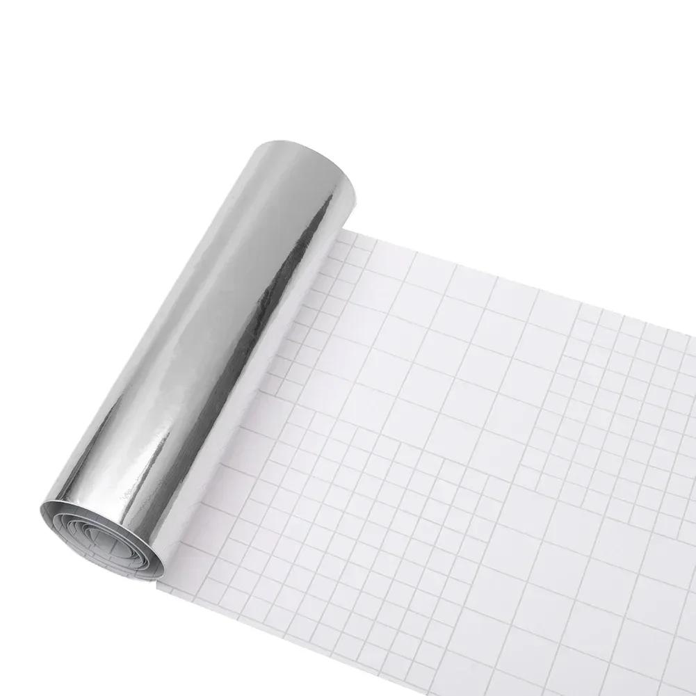 8x60 дюймов автомобильная наклейка обертка аксессуары авто хромированная наклейка легко режется пленка с высокой адгезией замена зеркала серебристый