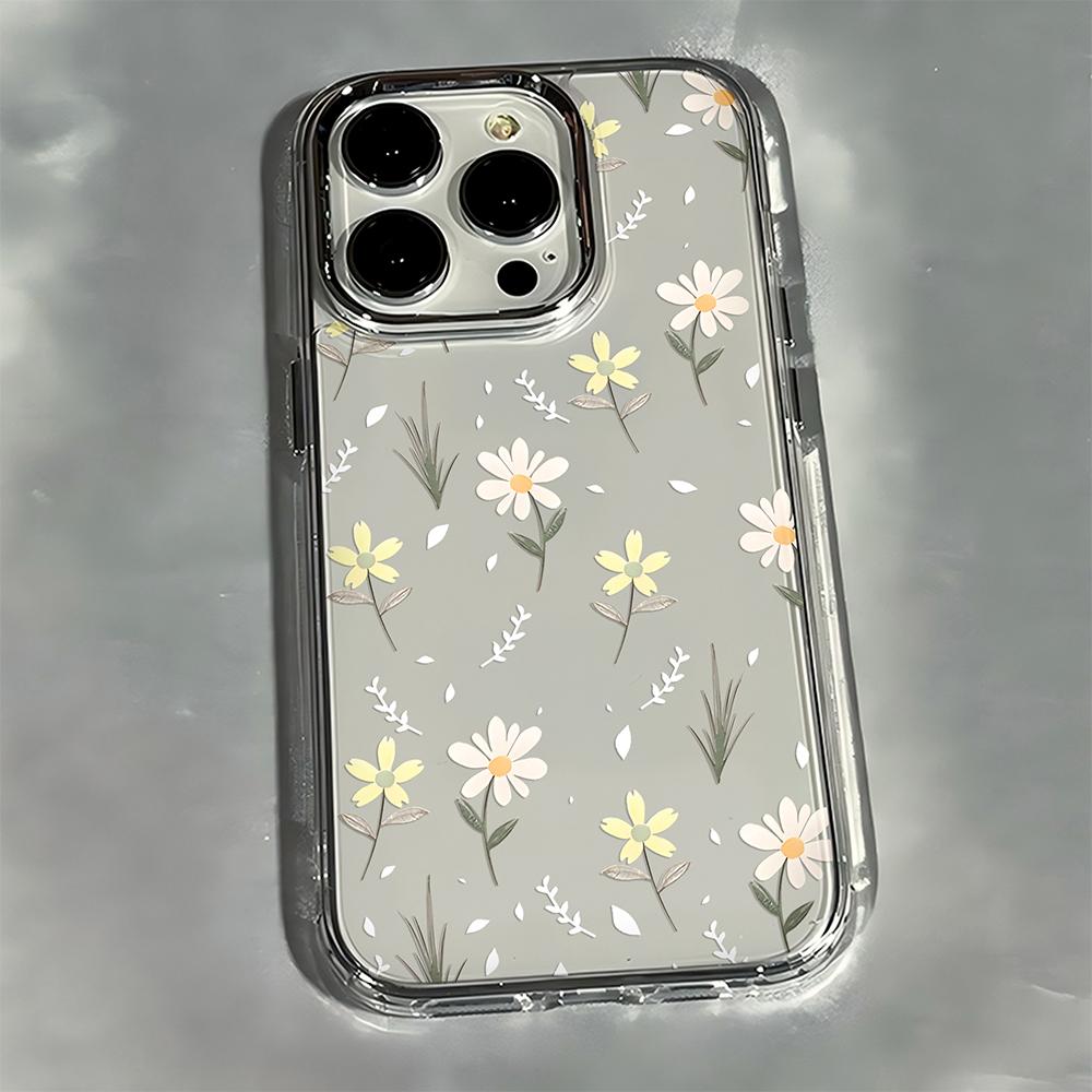 Роскошный прозрачный чехол Clmj Art с ромашками для Google Pixel 10 9 8 7 8A 9A XL Pro 4G 5G, мягкий силиконовый TPU задняя крышка