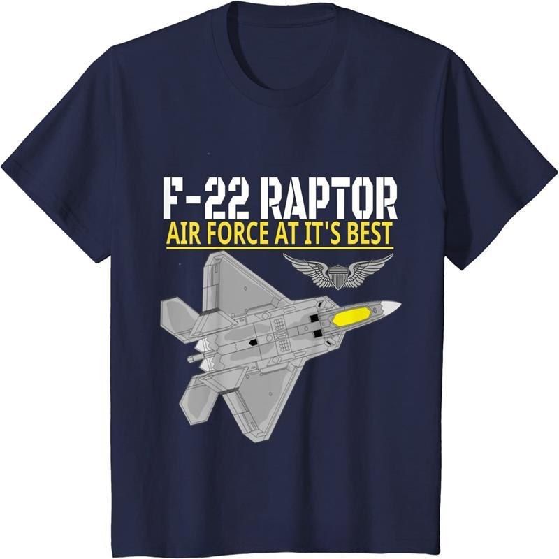 The F22 Raptor Air Force Aviation At Its Best Men TShirt Short Sleeve Casual Cotton ONeck Summer T Shirt Oversized Tees