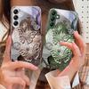 Винтажная Бабочка Для Samsung Galaxy A14 4G 20 30 52 20S 21S 22 A32 33 34 42 50 51 53 54 70 71 72 73 5G Стеклянный Чехол Для Телефона