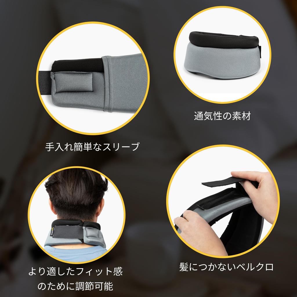 BraceUP Neck Cervical Support Corset for and Washable Soft Cervical Collar for Comfort While Sleeping Support, Home, Sleep, Work, Cover, Unisex,