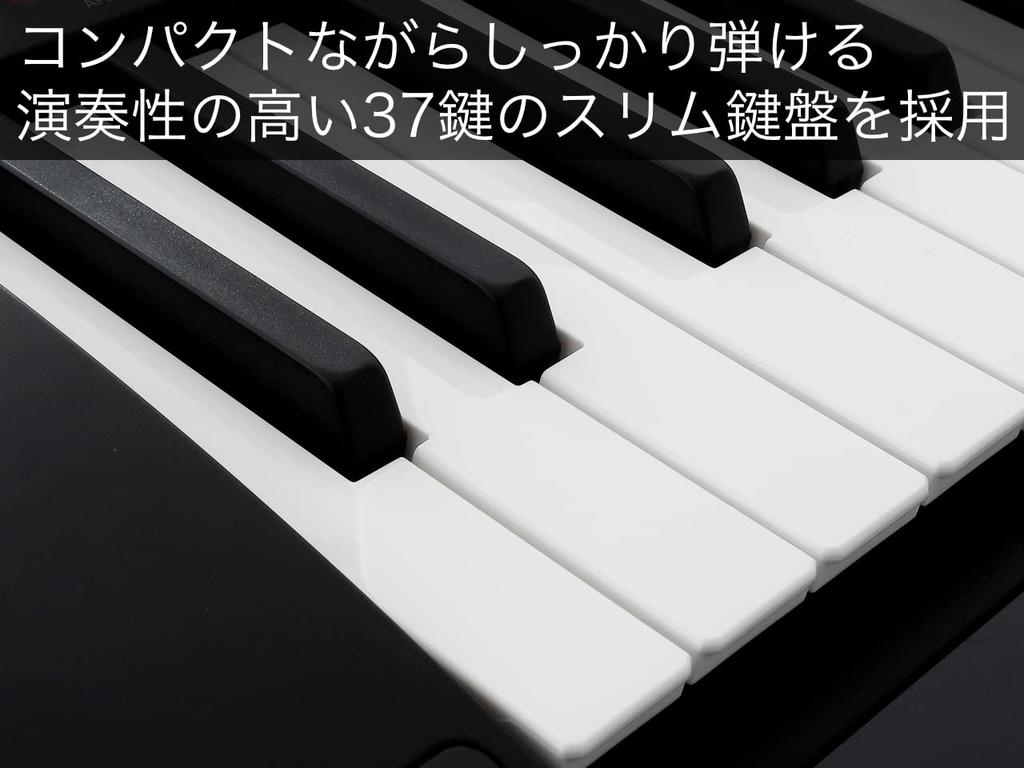 KORG Keytar Synthesizer Stage Keyboard Battery Powered 2BK Translucent Black RK-100S