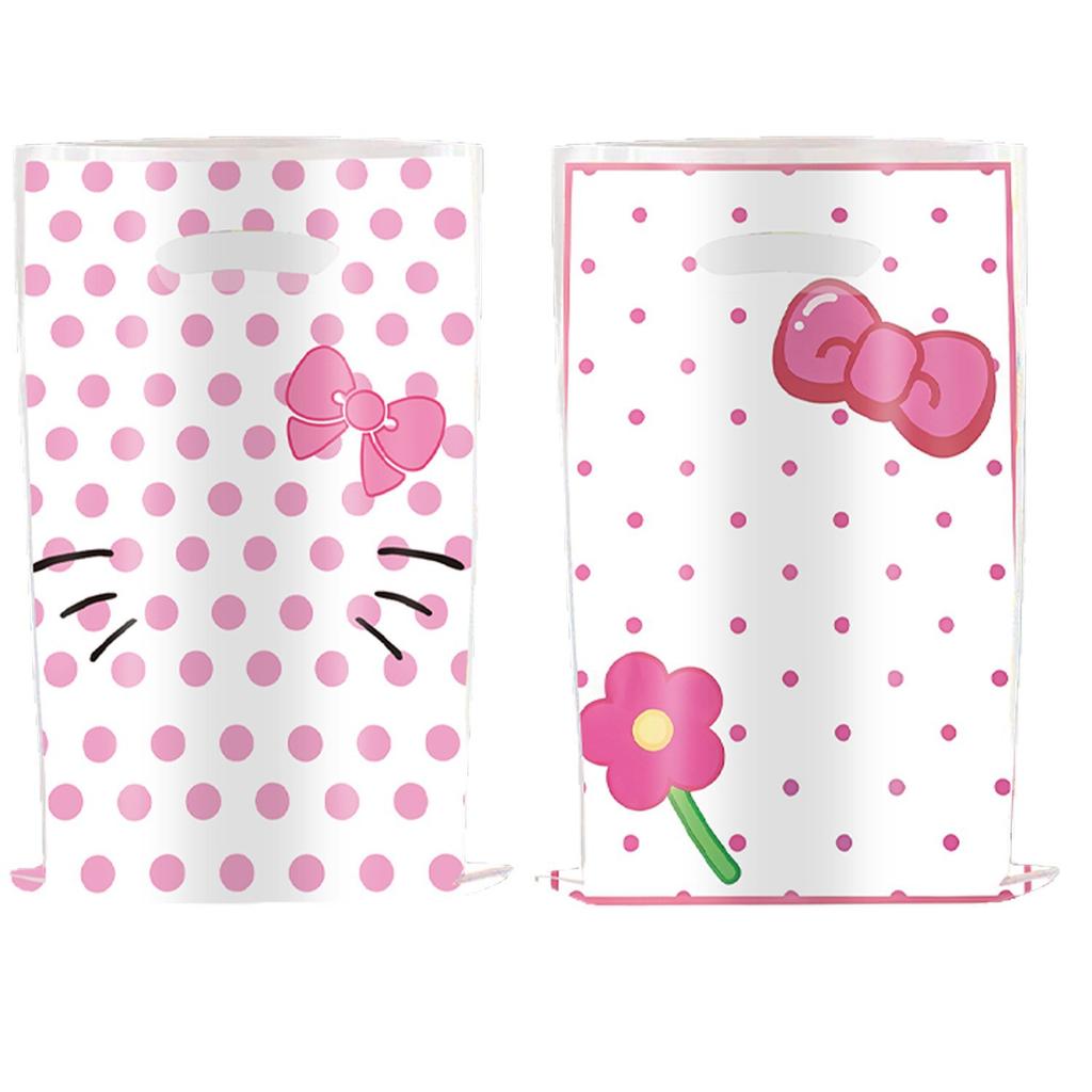 Customized Pink Kt Cat Theme Party Supplies Kt Cat Party Gift Bag Candy Bag Tote Bag