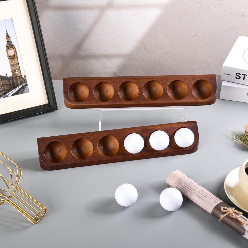 6 Standard Size Golf Ball Stand Holder Wall Mount Golf Storage Rack  Ball Collector