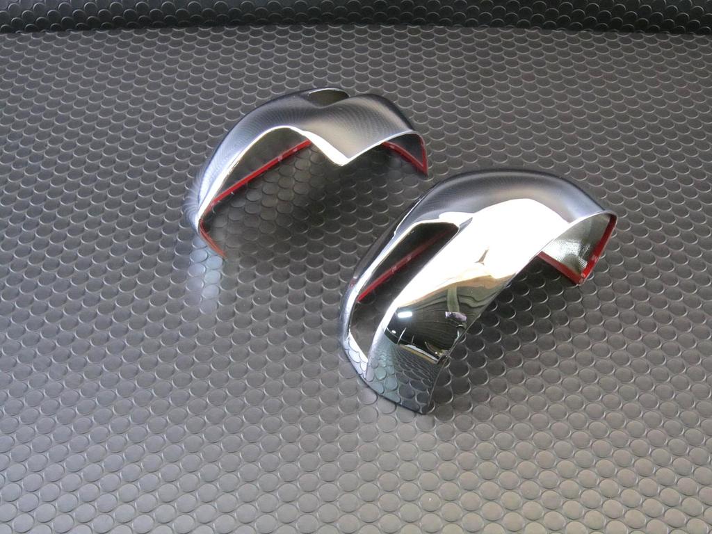 BRIGHTZ Chrome Door Mirror Type for Custom Fits JF 12783 Covers, B, N-BOX JF1/JF2 (MIR-SID-027) - N-BOX, N-BOX Custom, N-BOX Custom, N-BOX Custom,