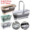 Large Capacity Folding Mop Bucket Multifunctional Collapsible Bucket Portable Car Wash Fishing Camping Cleaning Household Items