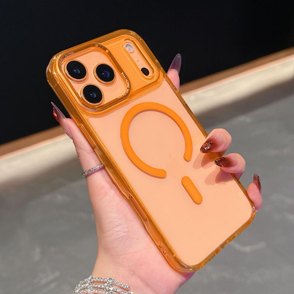 Прозрачный магнитный чехол для телефона iPhone17Air Apple 17ProMax Полная защита чехол для телефона