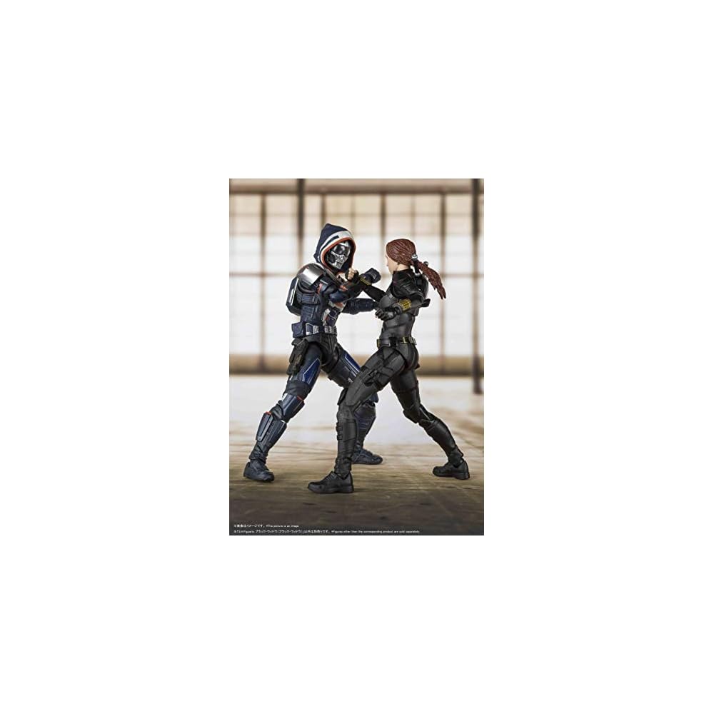 НАРОДЫ ТАМАШИИ SH. Фигурка Marvel Черная Вдова Figuarts 145 мм, экшн-фигурка, АБС, ПВХ, окрашенная, подвижная, коллекционная