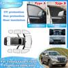 Автомобильные солнцезащитные козырьки для Toyota Land Cruiser Prado 150 J150 2009- Солнцезащитные козырьки на окна Дефлекторы окон Занавеска-солнцезащита на лобовое стекло Аксессуары