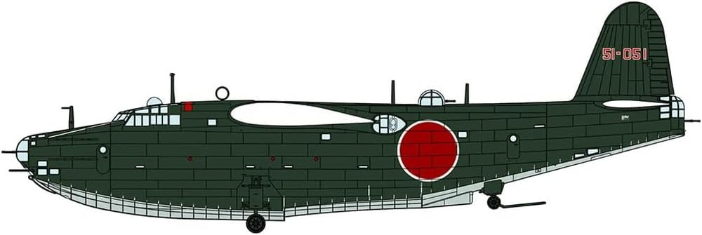 Hasegawa Военно-морской флот Японии Авиация Каваниси H8K2 Тип 2 Большой Гидросамолет Модель 12 Воздушный Пластиковый Моделистский Набор 02522 1/72 «851-я Группа»