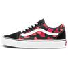 Old Skool Valentines Hearts Unisex Sneakers Black Fuchsia-Purple VN0A3WKT4RZ