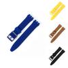 Прочный силиконовый ремешок для часов на замену для Swatch 16мм 17мм 19мм 20мм