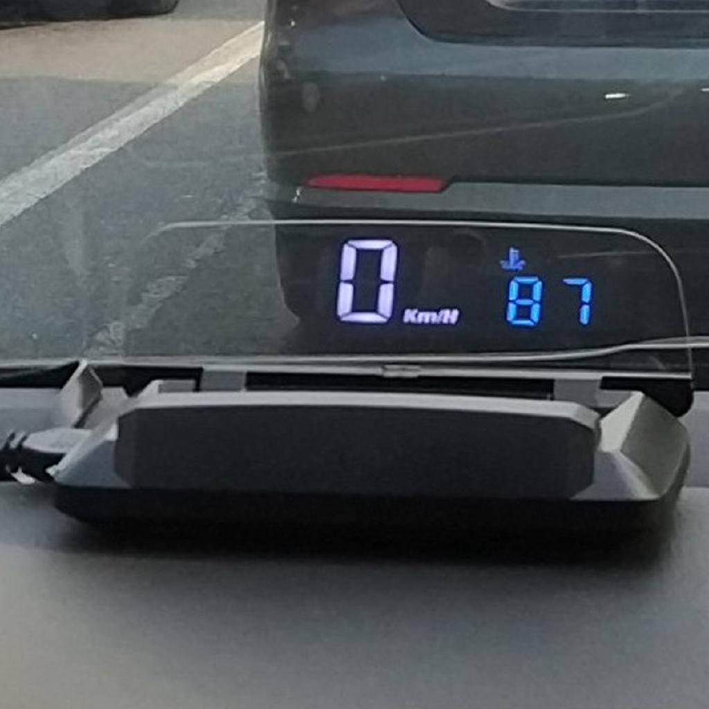 6 Режимов Автомобильный HUD-дисплей Проектор Автоматический HUD-дисплей на лобовое стекло Система Предупреждения о Превышении Скорости