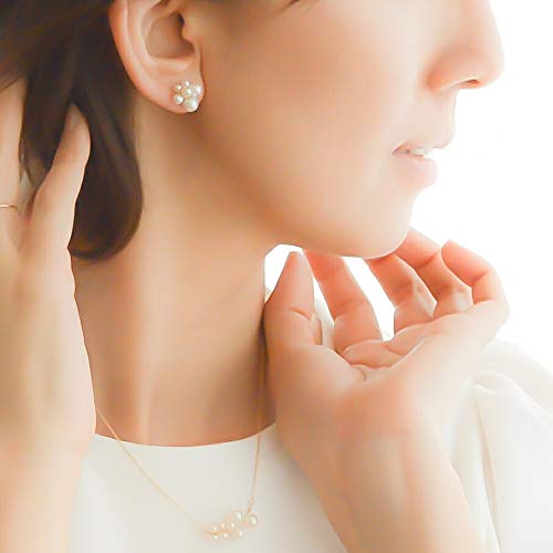 [Naot Jewelry] Женские серьги, Гипоаллергенные [В подарочной упаковке], Жемчуг, Простой дизайн