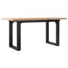 VidaXL Table Basse Cadre en O, Table d'Appoint, Bout de Canapé, Meuble de Salon Salle de Séjour, 100x50x45,5 cm Bois de Pin 3282732