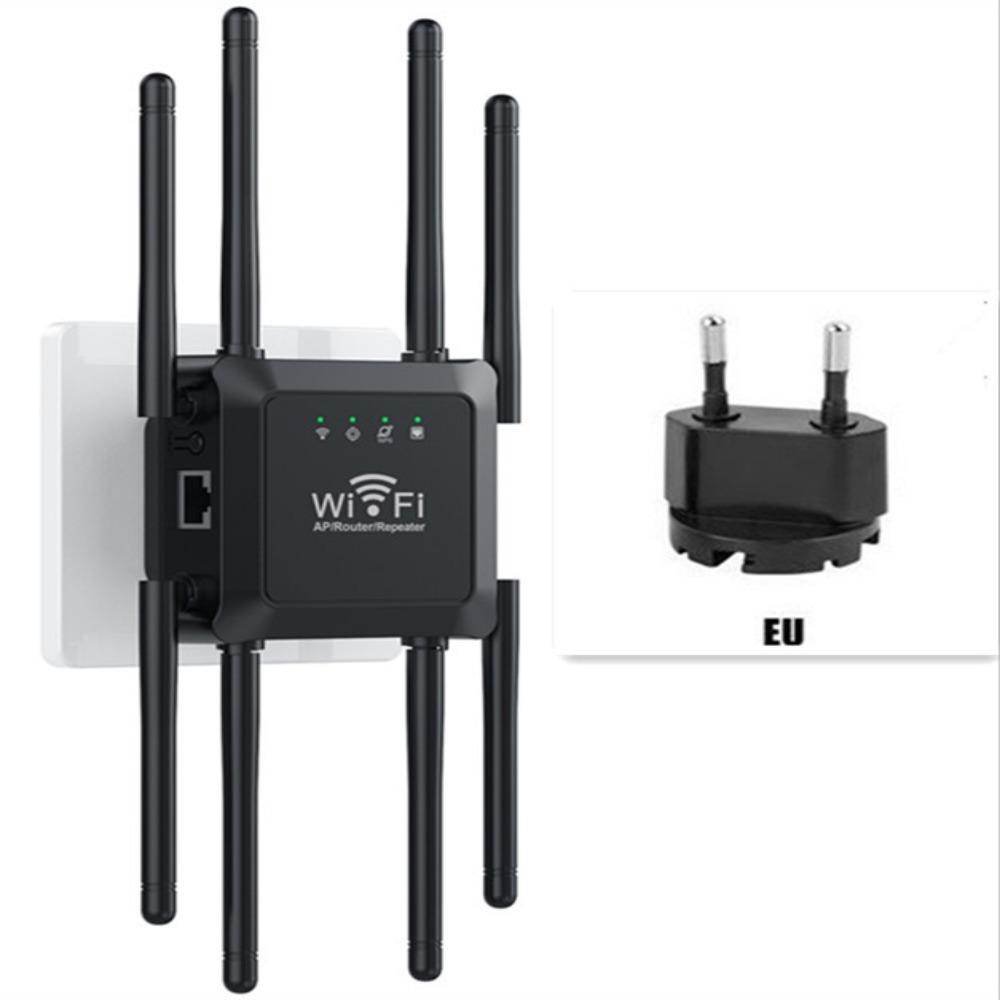 8-Antenna WiFi Extender Signal Amplification Signal Router Portable Wireless Repeater  Home