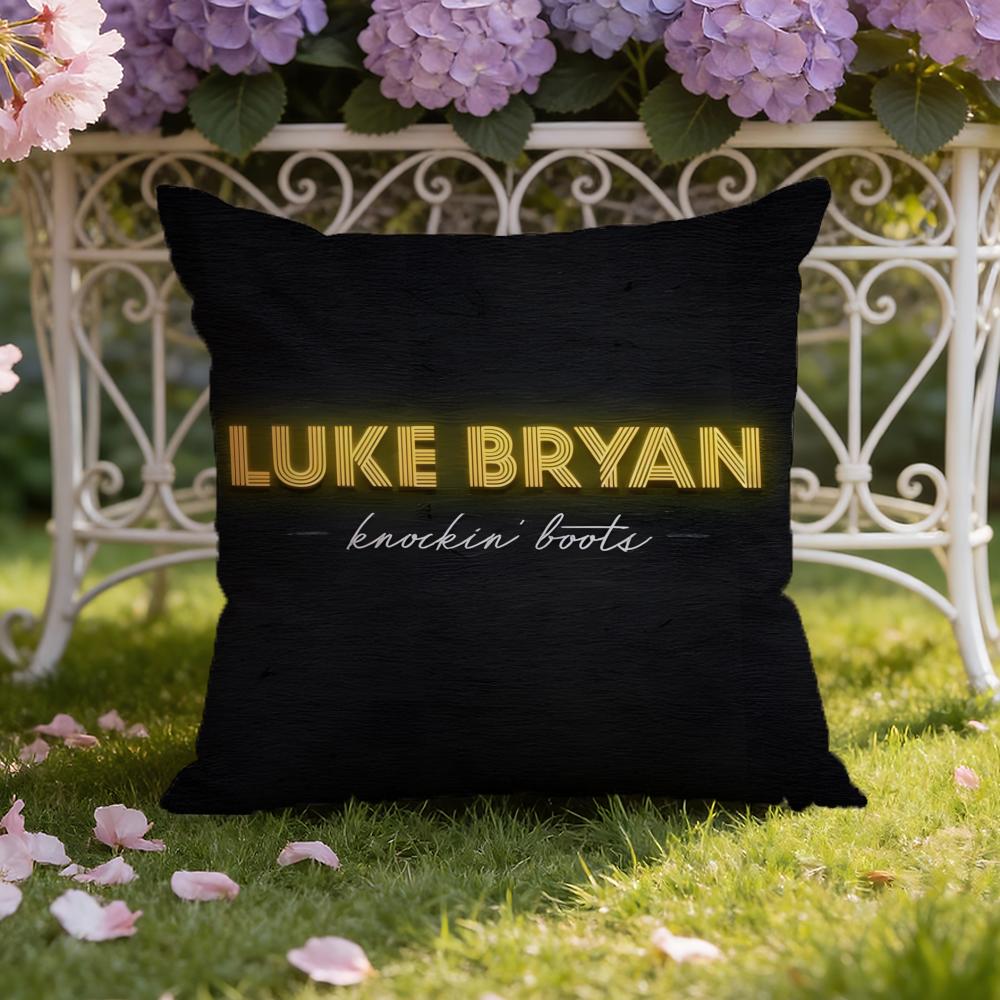 Luke singer B-Bryan Cushion Cover Home & Car Dual-Scene Pillow Cover: Reversible for Premium Comfort
