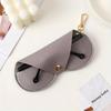 Sunglasses Box High Appearance Level Leather Bag Chain Portable Travel Sunglasses Glasses Universal Storage Bag