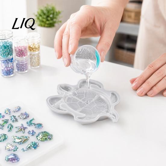 Форма для заливки Resin Art, большая форма морской черепахи, 3D силиконовая для эпоксидной заливки, детализированные морские животные высокого качества, форма для настенного декора,