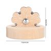 Flower Shape Yarn Cutting Tool Brown Sewing Tools Durable Thread Cutter  For Sewing