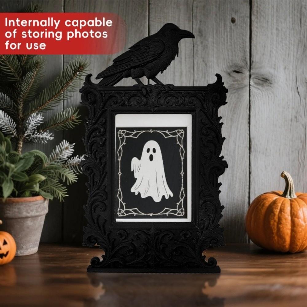 Multipurpose Crow Decorative Frame Atmosphere Decorations Festival Home Ornaments Home
