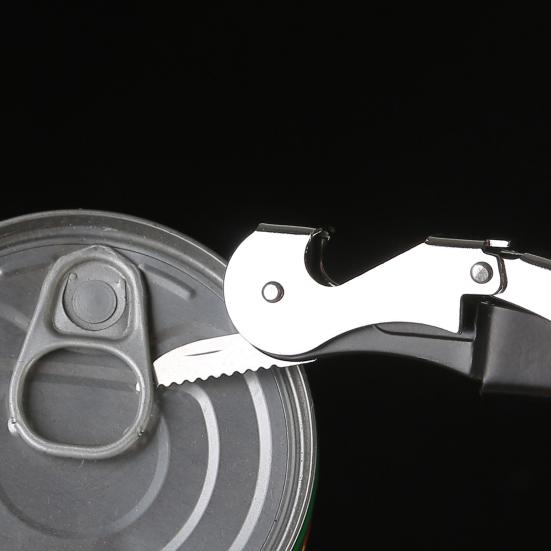 Открывалка для бутылок Многофункциональная нескользящая ручка Экономящая труд нержавеющая сталь 2 в 1 Ручной съемник крышек для бутылок Штопор Кухонный инструмент