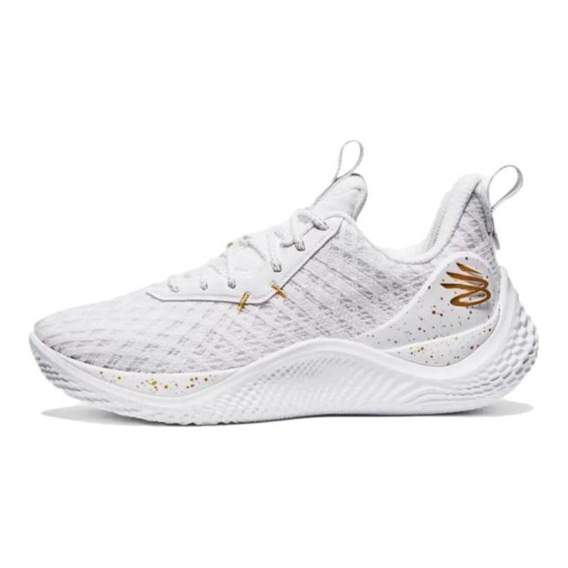 Under Armour Curry Flow 10 Team White Metallic Gold 3026624-102