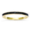 Gold Plated Ring 'Sissi' Black Gold - 2 Mm