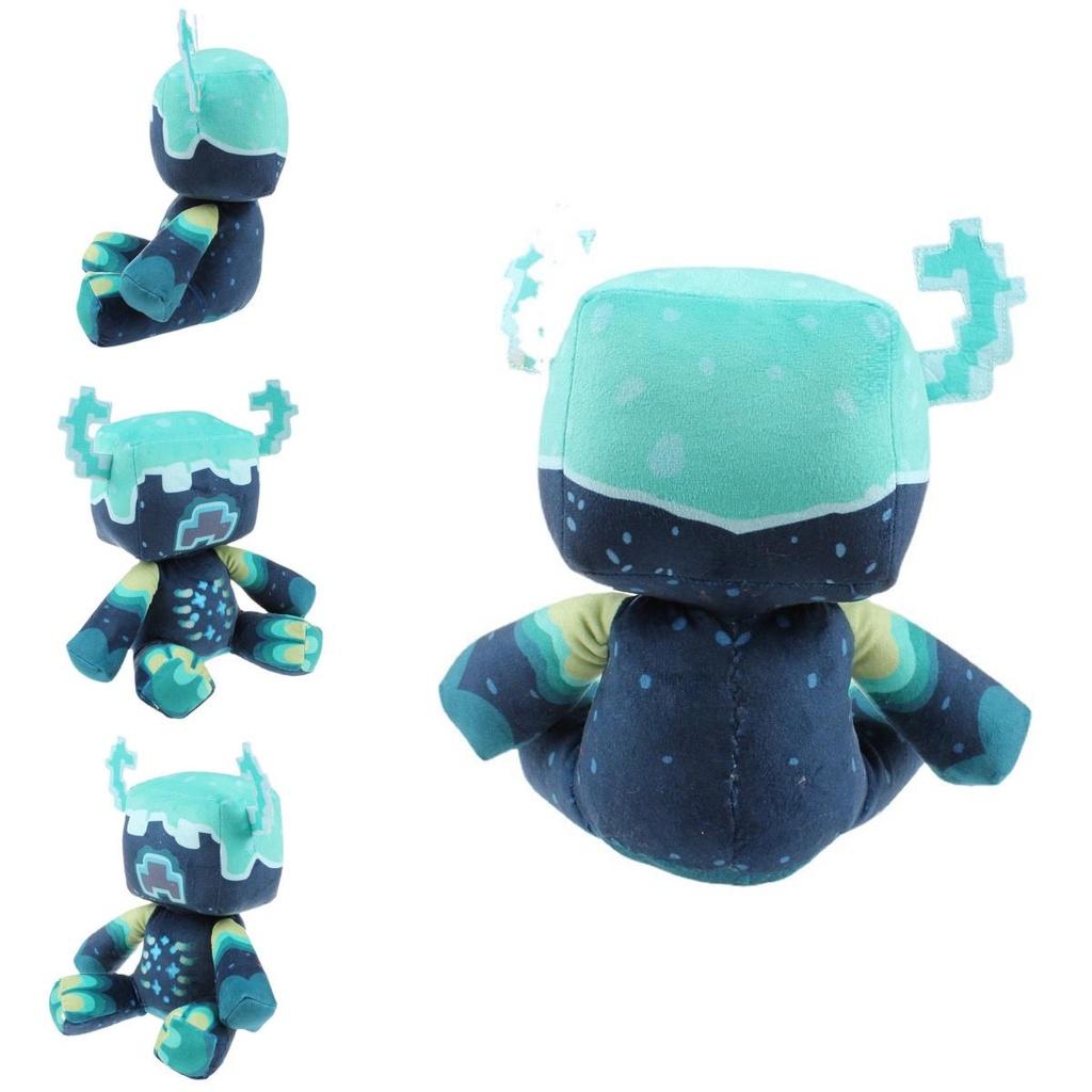 Cute Minecraft Warden Plush Stuffed Animal Soft Pixel Doll Children Gift Toy