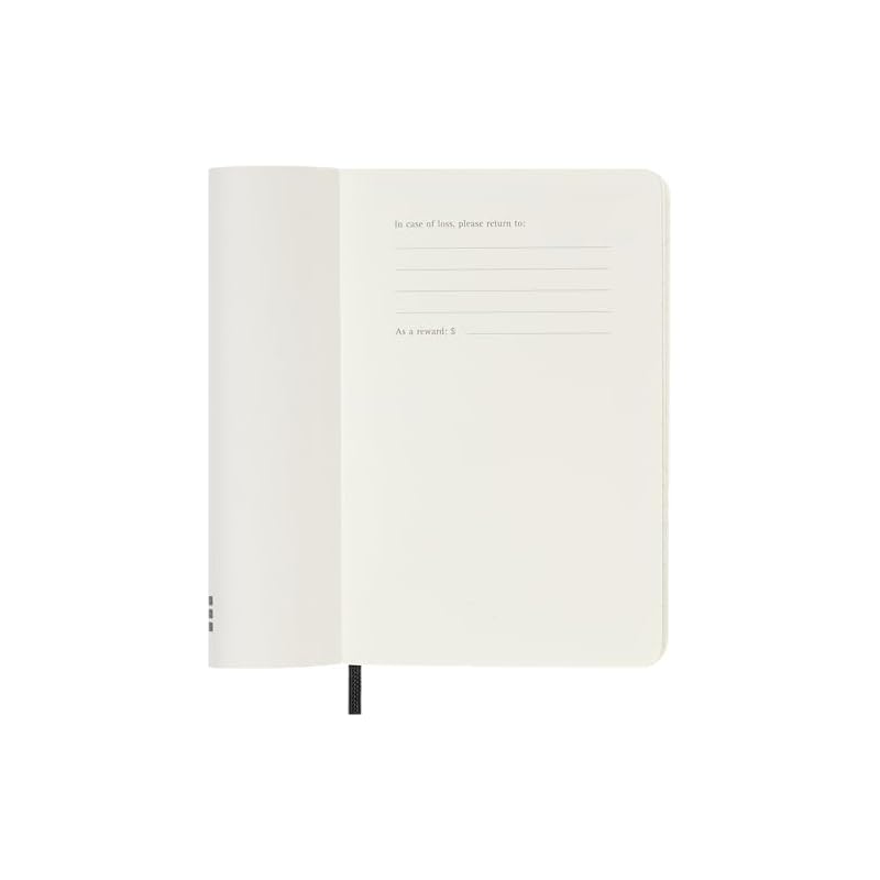 Moleskine Ежедневник-планер 2026, с началом в июле, 18 месяцев, карманный формат (9см х 14см), Мягкая обложка, Черный DSB18WN2Y27