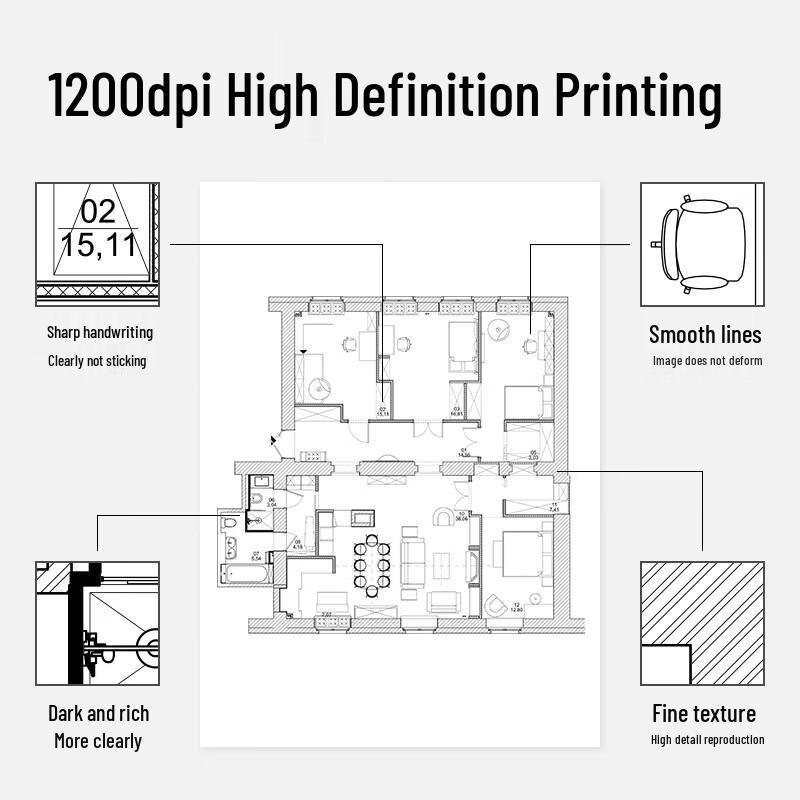 Deli P1022W Wireless Laser Printer CN plug (adapter included)