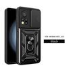 Для Infinix Hot 11s NFC Чехол для Infinix Hot 11s NFC Чехол-бампер с магнитным кольцом-держателем Бронированный чехол для телефона Слайдер для защиты камеры Задняя крышка