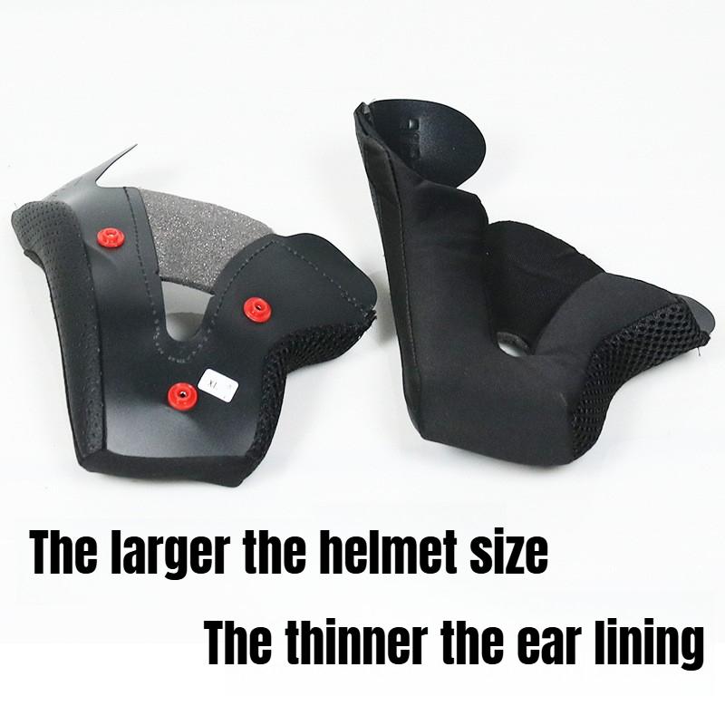 Универсальные амбушюры для мотошлема JIEKAI 902/310 ORZ 991/966 AIS 611/805, внутренние вкладыши для шлема S-XXXL, комфортная посадка