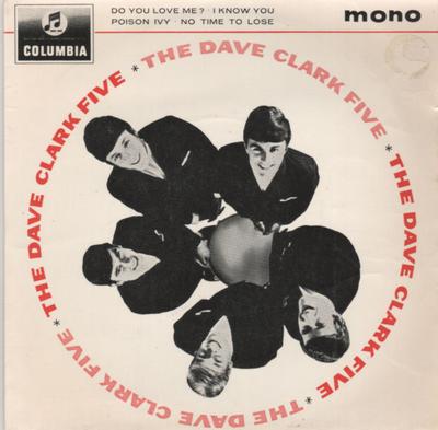 7-дюймовая пластинка DAVE CLARK FIVE - The Dave Clark Five SEG8289 Columbia 1964 UK Рок Б/У