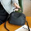 Genuine Leather Small Round Bag Premium Touch Bag Women's Autumn/Winter Hand Bill Shoulder Crossbody Bag