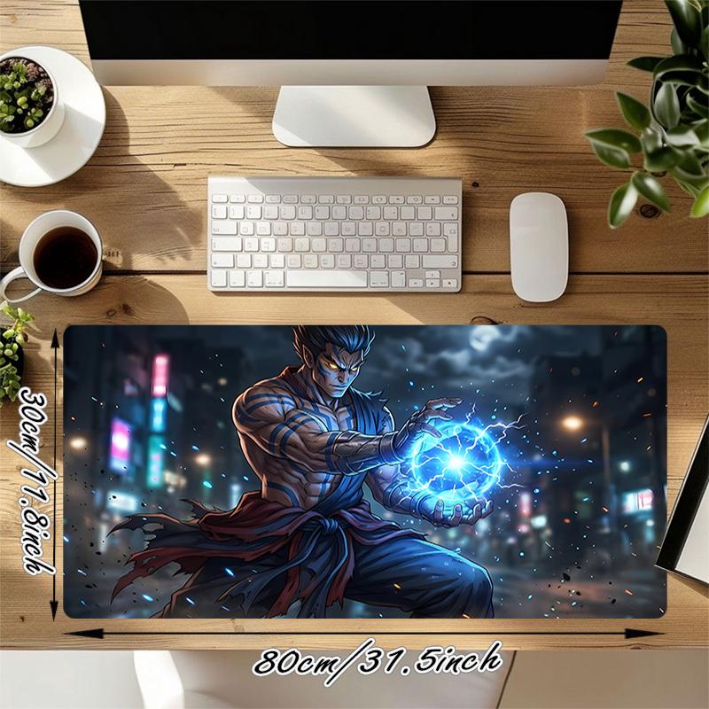 1Pc Superhero Power Burst Gaming Mouse Pad Keyboard Desk Mat Non-slip Rubber Lock Edge Waterproof Computer Mousepad for Office Home Decor S1109