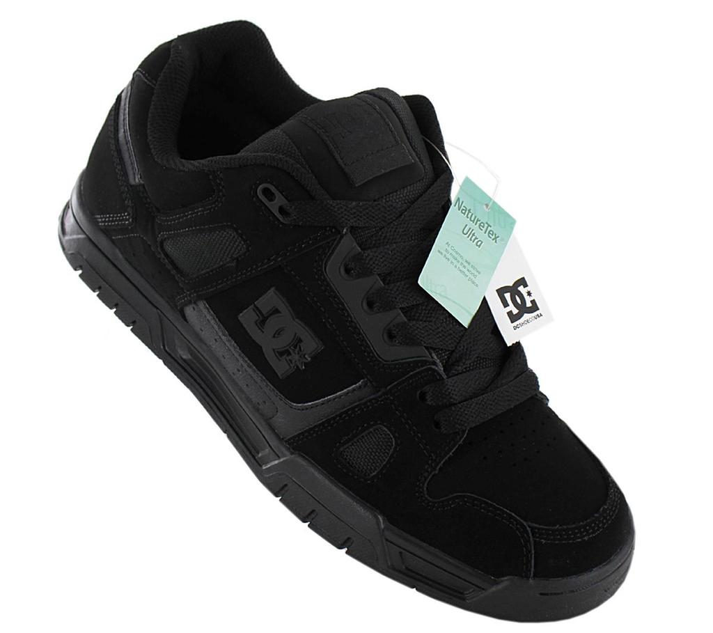 DC Shoes Stag - Мужская обувь для скейтеров Обувь для скейтбординга Leather Black 320188 Кроссовки Спортивная обувь ORIGINAL